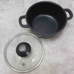 Кастрюля A-PLUS 1,1 л. 16 см CH-1995 алюминиевая с антипригарным покрытием Первомайск