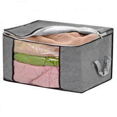 Складна коробка для зберігання речей 60х38х35 см Stenson WHW64803-44 сірий Южноукраїнськ