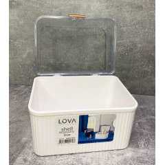 Органайзер Lova plastik із кришкою пудровий LV-170 Бородянка