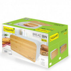 Хлебница Maestro с откидной крышкой MR-1770 Ладан