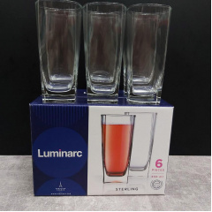 Набір склянок 6 шт Luminarc Sterling 330 мл високі 7666 LUM SP Київ