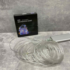 Гірлянда USB Xmas Pipe 7284 100 LED WW-3, 10 м, кольоровий Чернігів