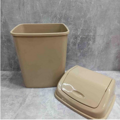 Ведро для мусора с крышкой 5 л кремовое Алеана 122061 Днепр