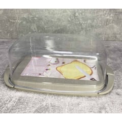 Масляна пластикова Алеана 17,1*9*6,6 см прозорий/какао 167009 Рівне