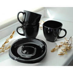 Набор чайный Luminarc Carine Black/White 220 мл 12 предметов 2371D LUM Луцк