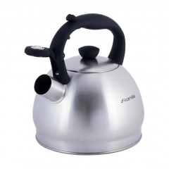 Чайник зі свистком 2 л Kamille KM-0693BL Ізюм