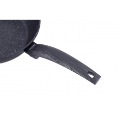 Сотейник алюминиевый с антипригарным покрытием 28 см Kamille black marble KM-4136 Полтава