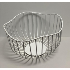 Корзина для фруктов DECOR Волна 25х24,5х13 см 1005 белый Фастов
