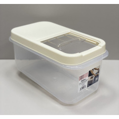 Контейнер для зберігання сипучих продуктів 7,5 л SOFT CHEF 00765 прозорий/білий Київ