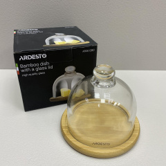 Лимонниця скляна з підставкою Ardesto AR2612BD Київ