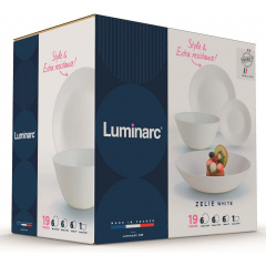 Сервіз столовий Luminarc Zelie 19 предметів V3792 Київ
