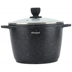 Каструля алюмінієва із кришкою 24 см 6.5 л Ringel RG-2107-24 Бердичів