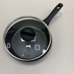 Сковорода алюминиевая со стеклянной крышкой 24 см Edenberg EB-3428 Харьков