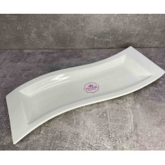 Блюдо порцелянове прямокутне 33 см Tudor England Royal White TU0161 Чернігів
