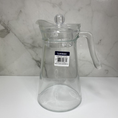 Глек скляний з пластиковою кришкою1,3 л Luminarc Kone N1102 Одеса