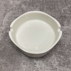 Пепельница фарфоровая 10 см Stenson MC3236 White Херсон