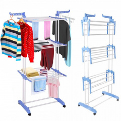 Сушарка органайзер для речей Spray Painting Clothes Hanger до 40 кг 364 CR Луцьк