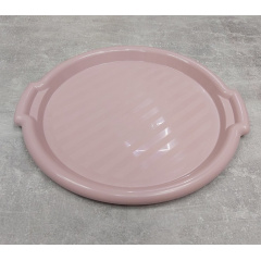 Поднос пластиковый Алеана круглый 39,0 х 36,5 х 2,5 см фрезия 167098 Белая Церковь