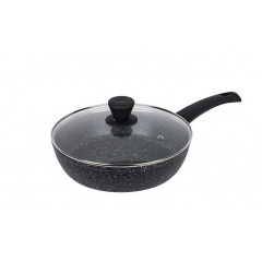 Сковорода з кришкою глибока d-26 см алюміній з антипригарним покриттям Ringel Koriander 1107-26RG Запоріжжя