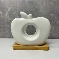 Серветниця фарфорова на бамбуковій підставці Naturel 10*5*11 см Bona Di 375-415 Ізюм