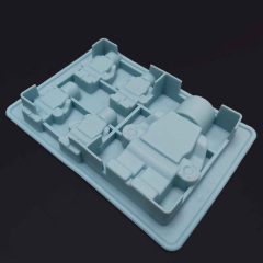 Силиконовая форма Человечки 16,5 x 11,5 см голубой SNS 001 Конотоп