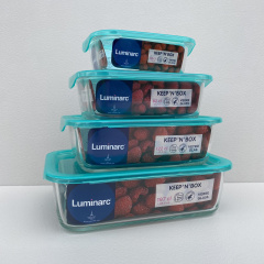 Набір контейнерів 380/820/1220/1970 мл Luminarc Keep'n Box Київ