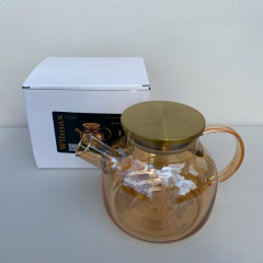 Чайник 950 мл з металевою кришкою Wilmax Thermo Amber 888810003 Житомир