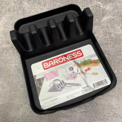 Підставка для кухонних аксесуарів 18х13,5 см Baroness 10036 чорний Ізюм