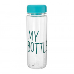 Бутылка для воды My Bottle с чехлом 500 мл прозрачно-голубой Полтава