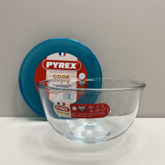 Миска скляна з пластиковою кришкою 2,3 л 21 см Pyrex C&S 180P000 Харків