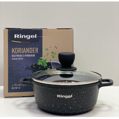 Каструля алюмінієва із кришкою 18 см 1,8 л Ringel RG-2107-18 Запоріжжя