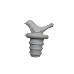 Пробка силиконовая для бутылки Bird Stenson 50808 серый Ирпень