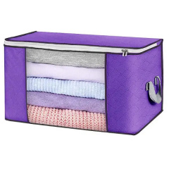 Коробка складная для хранения вещей 60х38х35 см Stenson WHW64803-44 фиолетовый Шепетовка