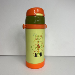 Термос детский 350 мл с силиконовой трубочкой Funny Robot A-PLUS 1778 Бердичев