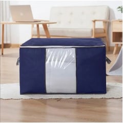 Складна коробка для зберігання речей 60х38х35 см Stenson WHW64803-44 синій Кропивницький