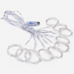 Гирлянда светодиодная USB 2*2 м LED A-PLUS белый цвет 8948 Житомир
