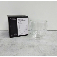 Склянка Thermo 250 мл з подвійним дном Lessner 11300-250 Дніпро