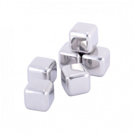 Камені для віскі Kamille охолоджувальні кубики з нержавіючої сталі KM-7793