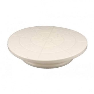 Подставка для торта поворотная A-PLUS d-28 см 47К белая