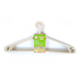 Вішалка для одягу 5 шт біла троянда Алеана 121073