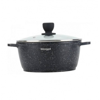 Каструля алюмінієва із кришкою 24 см 4.5 л Ringel RG-2107-24