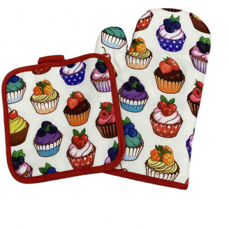 Рукавичка-прихватка 2 в 1 Stenson R88043-5