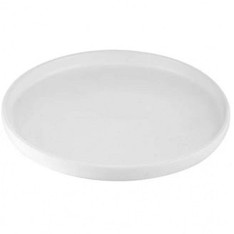 Тарілка десертна 20,5 см біла керамічна Ardesto Trento AR2920TW