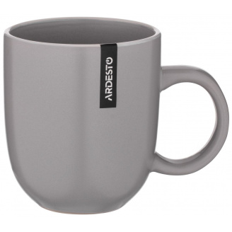 Чашка керамічна 390 мл ardesto Cremona Dusty grey AR2939GRC