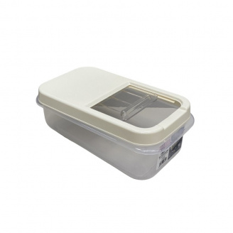 Контейнер для зберігання сипучих продуктів 5 л SOFT CHEF 00764 прозорий/білий