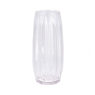 Ваза скляна Scandinavia 30 см прозора Bona Di 527-791