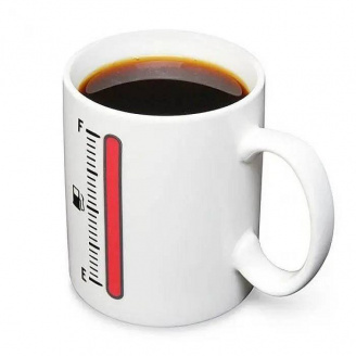 Чашка керамическая Хамелеон HOT 300 мл Stenson 2095-8