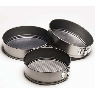 Набір форм для випічки d-24, 26, 28 см кругла з роз'ємними бортами Maestro MR-1105