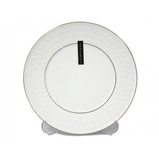 Тарілка фарфорова кругла 21 см Снігова Королева Interos 8,25