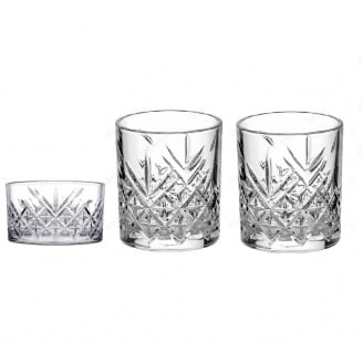 Набор для виски Pasabahce Timeless 2 стакана и пиала 225 мл 96818